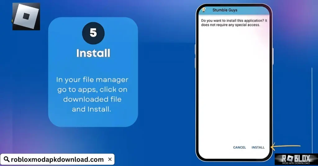 How to Install Roblox Mod APK File